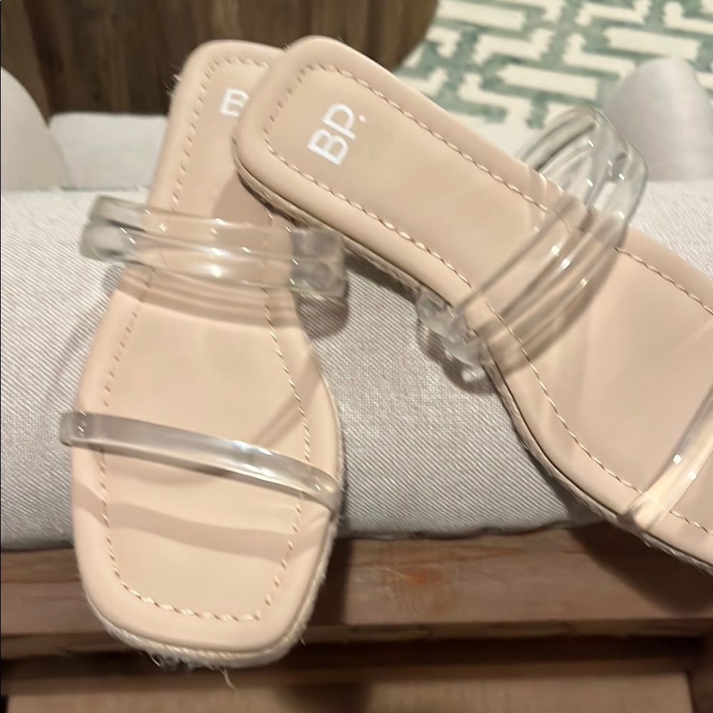BP. Transparent Strap Sandals